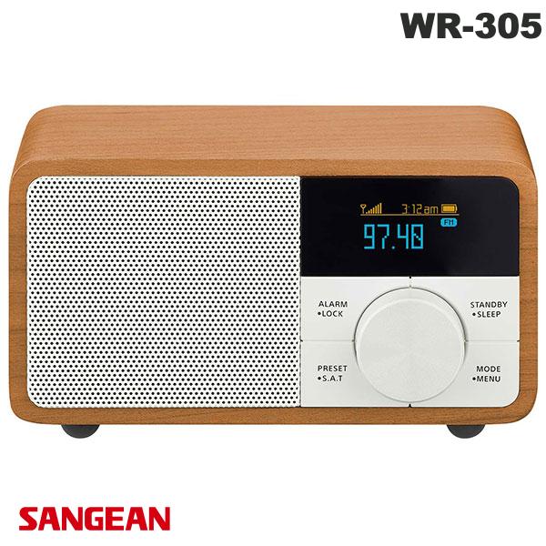 楽天市場】ラジオ 小型 おしゃれ レトロ かわいい 木製 Sangean WR-305