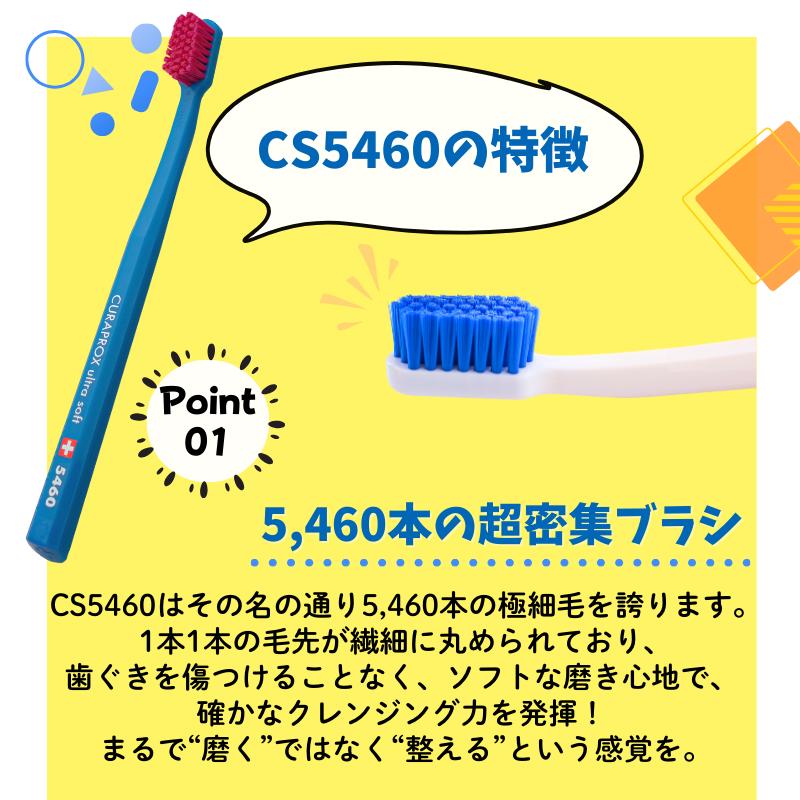 楽天市場】クラプロックス 歯ブラシ cs5460 ウルトラソフト CURAPROX