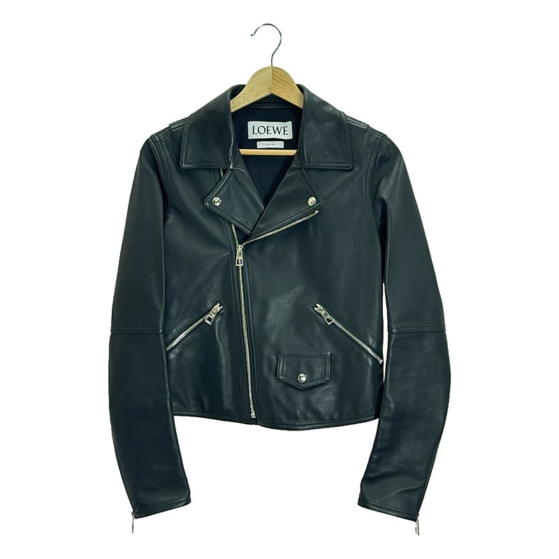 楽天市場】LOEWE / ロエベ | レザー ダブル ライダースジャケット | 36