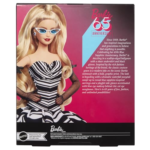 楽天市場】バービー(Barbie) 65周年アニバーサリードール ブロンド
