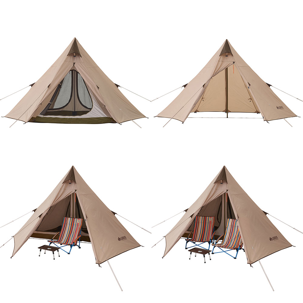 楽天市場】ロゴス Tradcanvas Tepee 2ルーム 300-BB 71805611 : KOBEYA