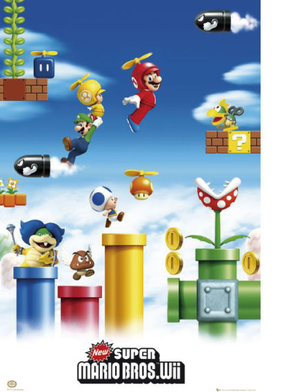 楽天市場】【輸入ポスター】NINTENDO mario & luigi610×915mm : ココロ