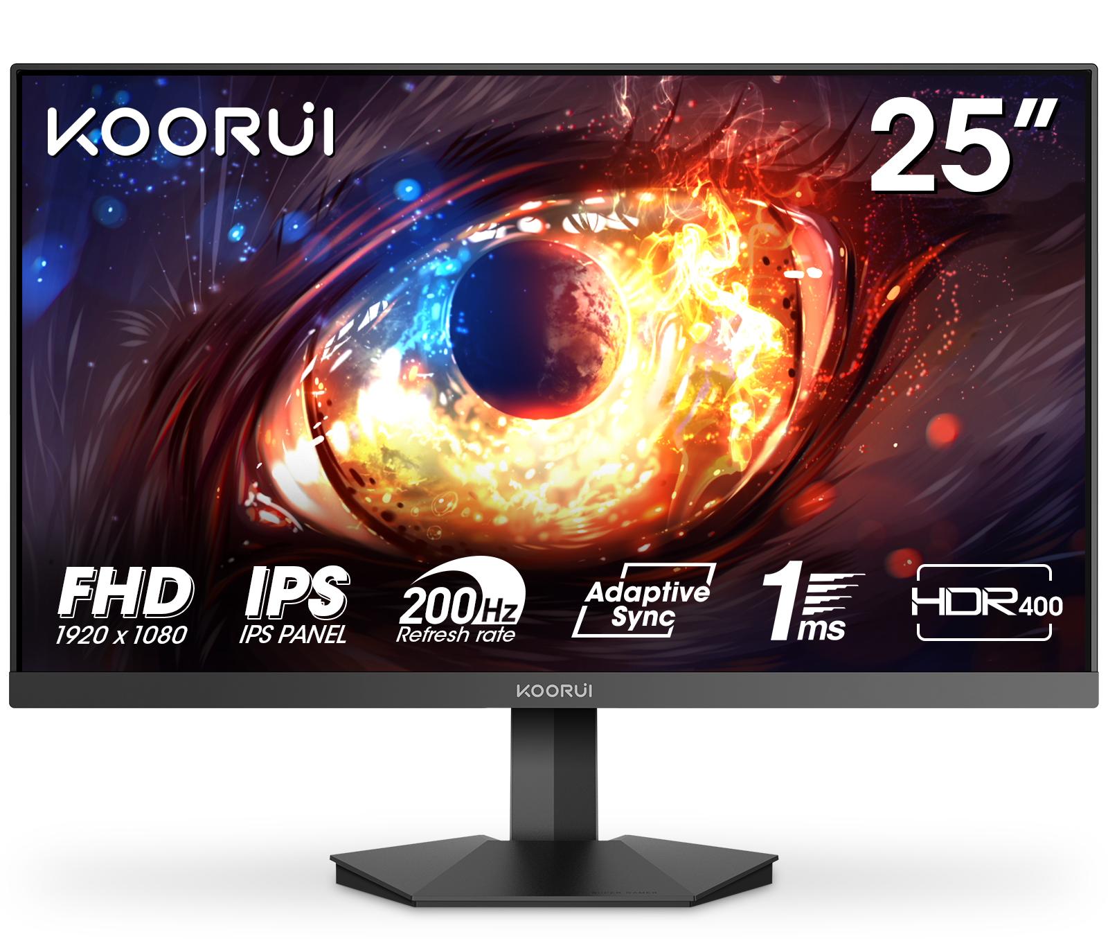 楽天市場】【10%OFFクーポン】KOORUI ゲーミングモニター 24インチ