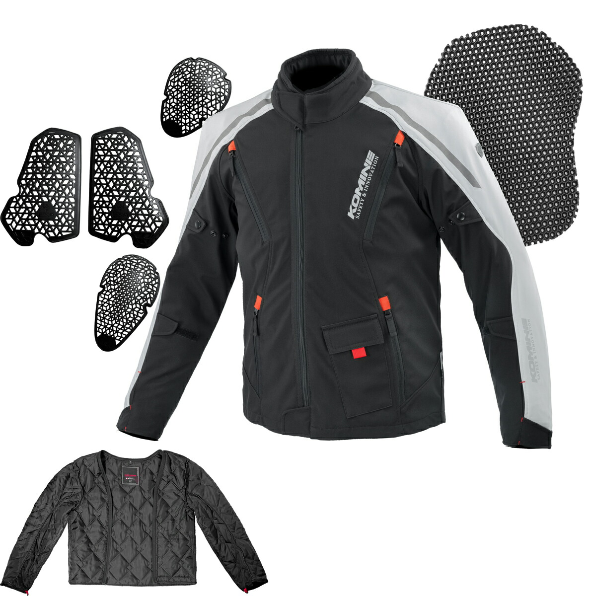 楽天市場】【公式】コミネ KOMINE JK-627 プロテクトソフトシェル