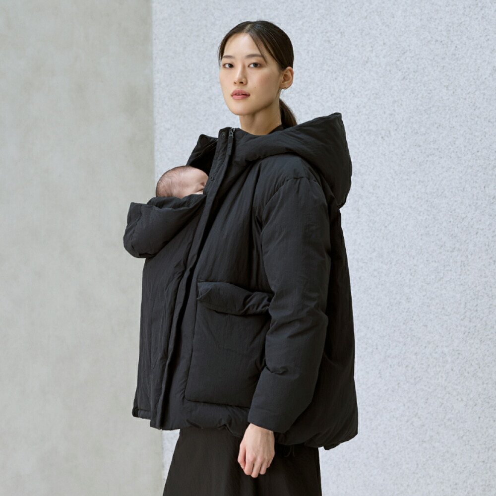 楽天市場】ベビーキャリアアウター】抱っこ紐の上から着られる ママ