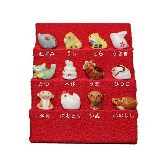 楽天市場】十二支陶器パーツ 十二支 干支 子 丑 寅 卯 辰 巳 午 未 申