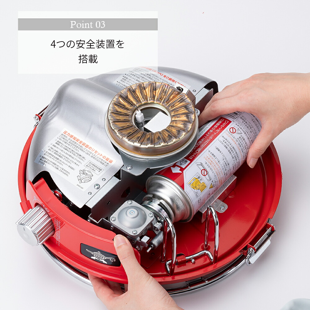 楽天市場】カセットガスボンベ式ヒーター ストーブ 暖房 野外 足元