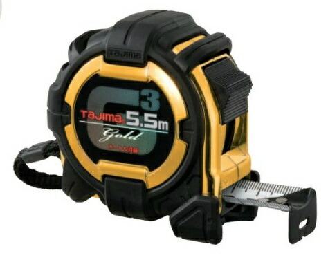 楽天市場】☆TAJIMA/タジマ コンベックス G3ゴールドロック25 7.5m