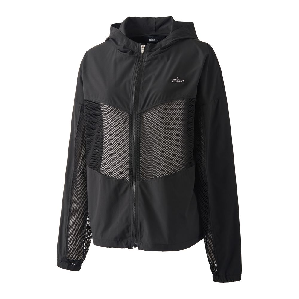 冬 新品 L プリンス Prince 黒 テニスウェア 中綿 保温 防風 UV 冬