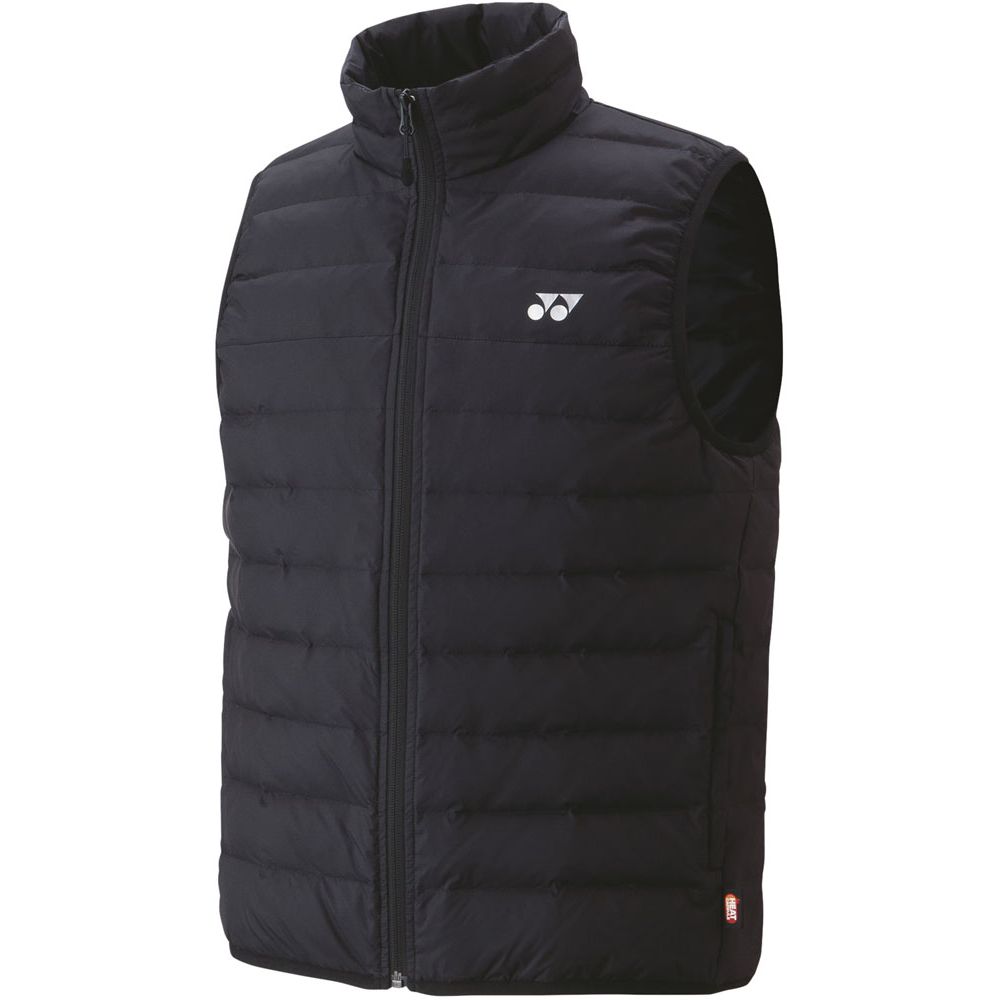 YONEX フード付きブラック中綿ベスト レディースM 楽天市場