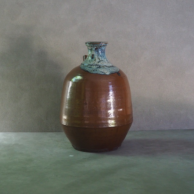 楽天市場】注口壺 水瓶 大徳利 水注 壺0242大正時代 銚子 酒器骨董