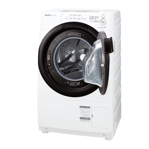 楽天市場】シャープ es－s7d－wl ドラム式洗濯乾燥機の通販