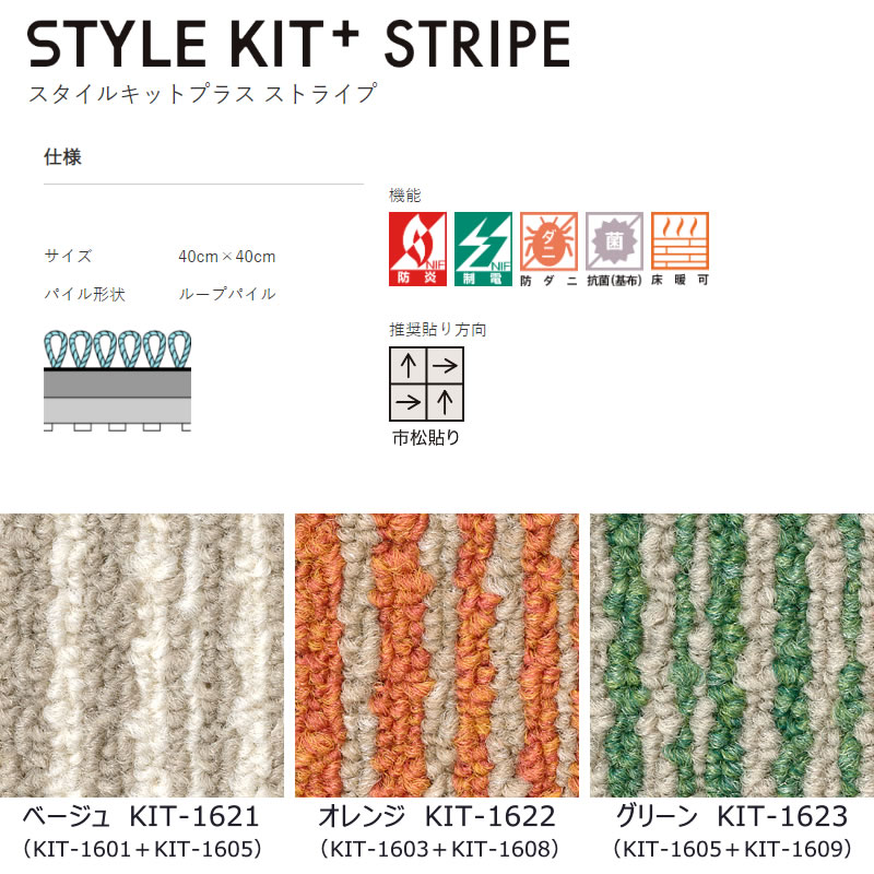 楽天市場】サンゲツ スタイルキット スタイルキット+ STRIPE 国産