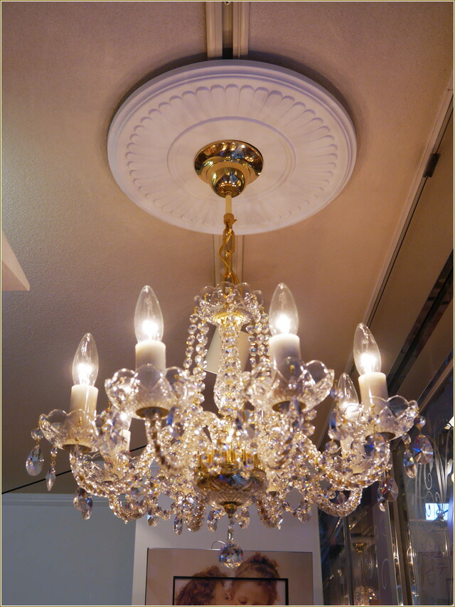 楽天市場】シーリングメダリオン シャンデリア装飾 ホワイト 白 天井用