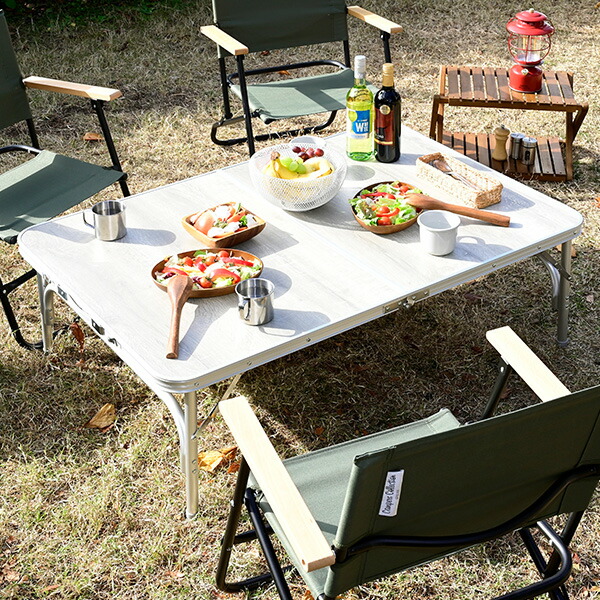 楽天市場】アウトドア テーブル 折りたたみ 幅120×奥行80×高さ37.5