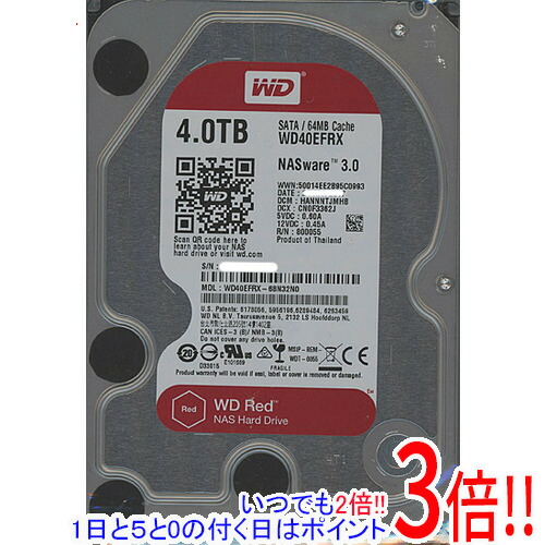 楽天市場】wd40ef（内蔵ハードディスクドライブ｜内蔵ドライブ