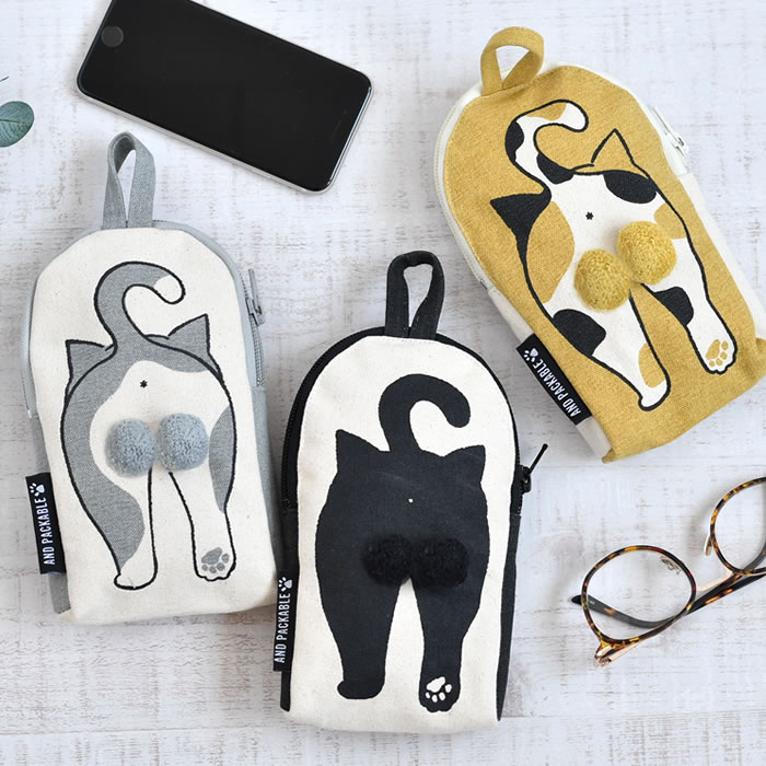 楽天市場】【3/1はポイント最大10倍祭♪】ポーチ 小物入れ 猫 にゃん