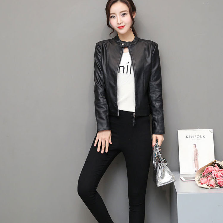 楽天市場】ノーカラージャケット レザージャケット ノーカラー