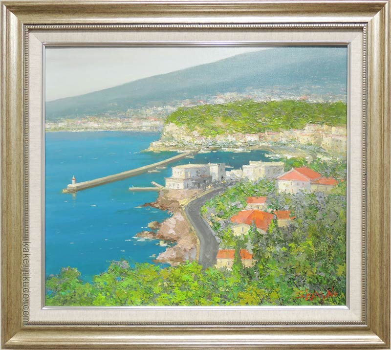 楽天市場】絵画 油絵 コートダジュール フランス （春野修一） 送料
