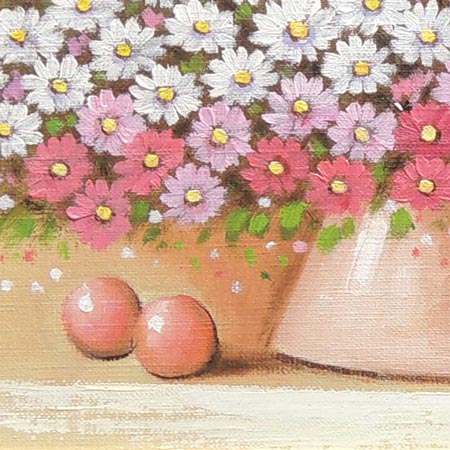 楽天市場】絵画 油絵 マーガレット （SOO） 送料無料 【肉筆】【油絵