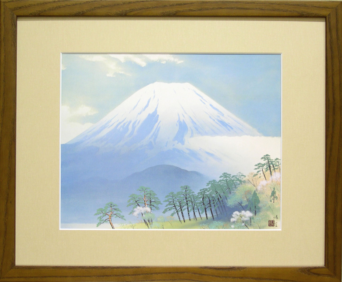 楽天市場】児玉希望 絵画 富嶽春晴 送料無料 【複製】【美術印刷