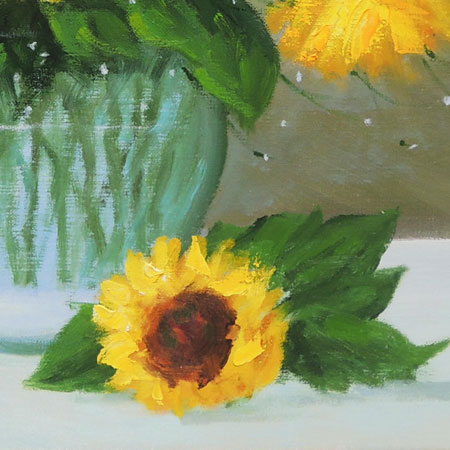 楽天市場】絵画 油絵 ひまわり F30号 （堀哲夫） 送料無料 【肉筆