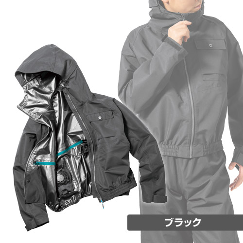 楽天市場】マック レインウェア 空調ファン対応 エアレインプロ