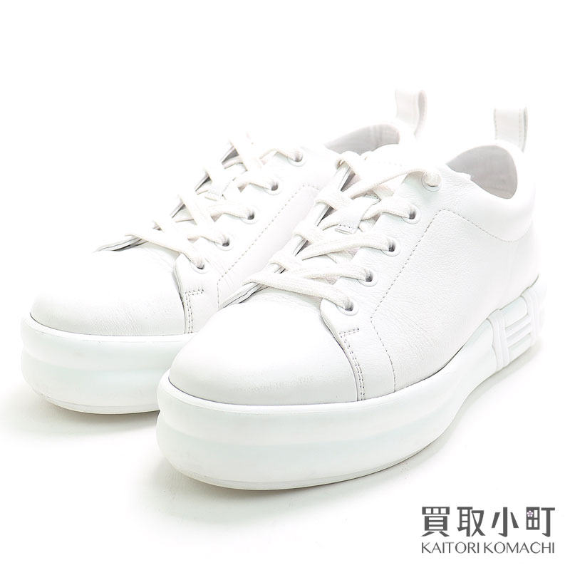 楽天市場】エルメス【HERMES】ハッピー スニーカー ホワイト レザー