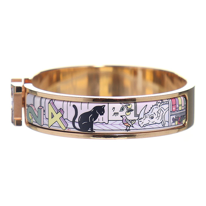 楽天市場】【美品】エルメス【HERMES】クリックH エナメルブレスレット