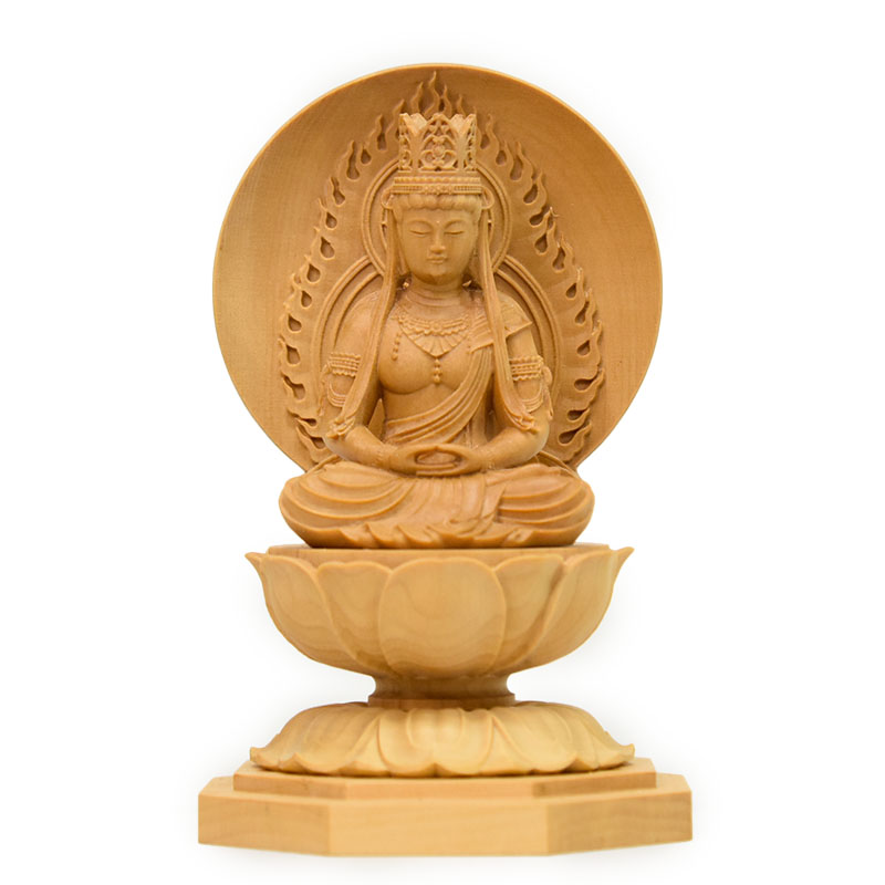 楽天市場】柘植【胎蔵界大日如来】 坐1.5寸 : 海宇工芸館 楽天市場店