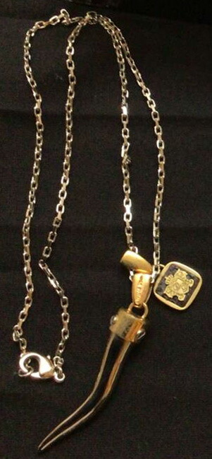 楽天市場】DOLCE&GABBANA ペンダントネックレスホワイトアイボリー