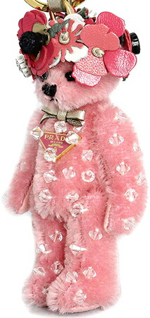 楽天市場】PRADA プラダキーリング＆フックホルダーテディーベアー