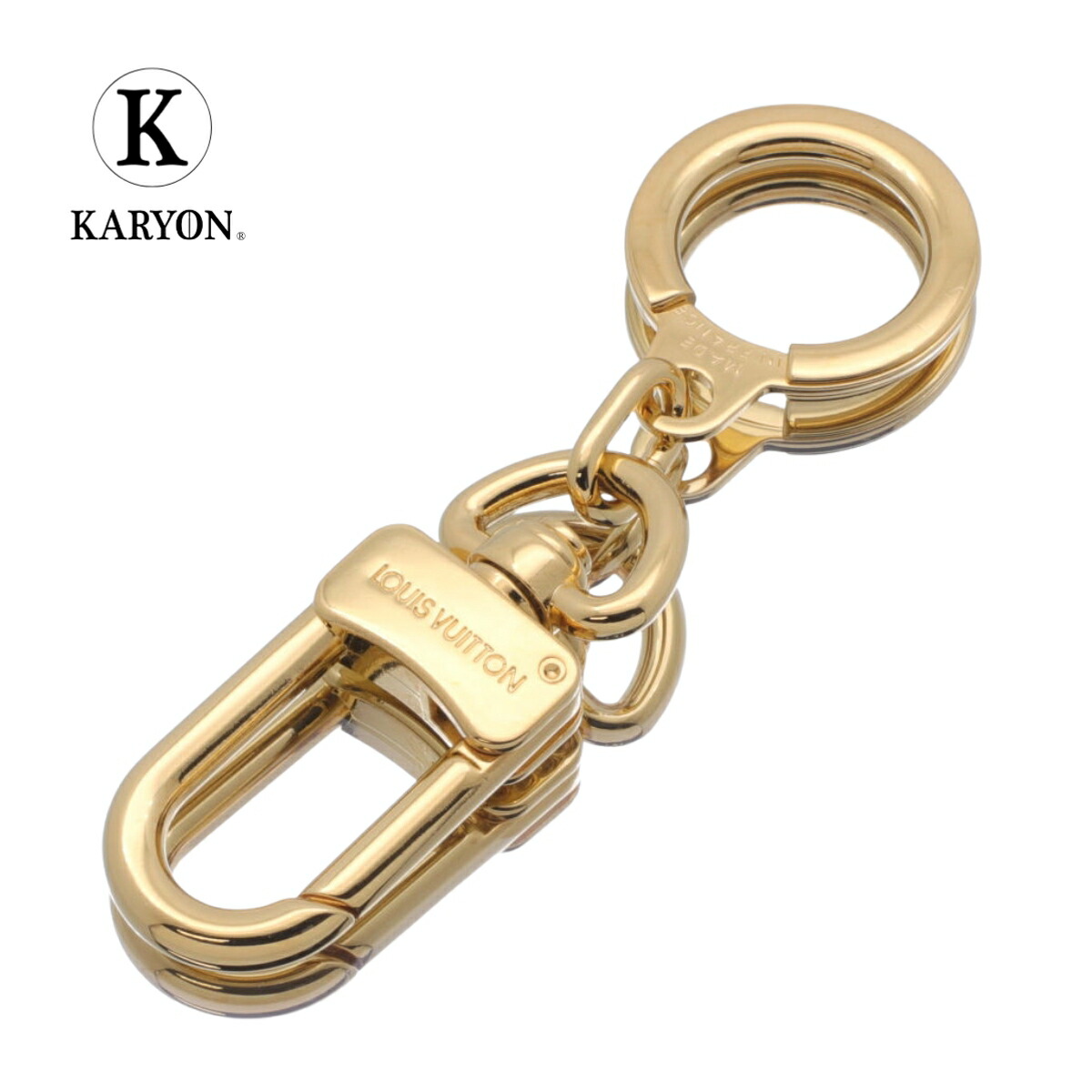 楽天市場】ルイヴィトン キーホルダー キーリング アノクレ ゴールド