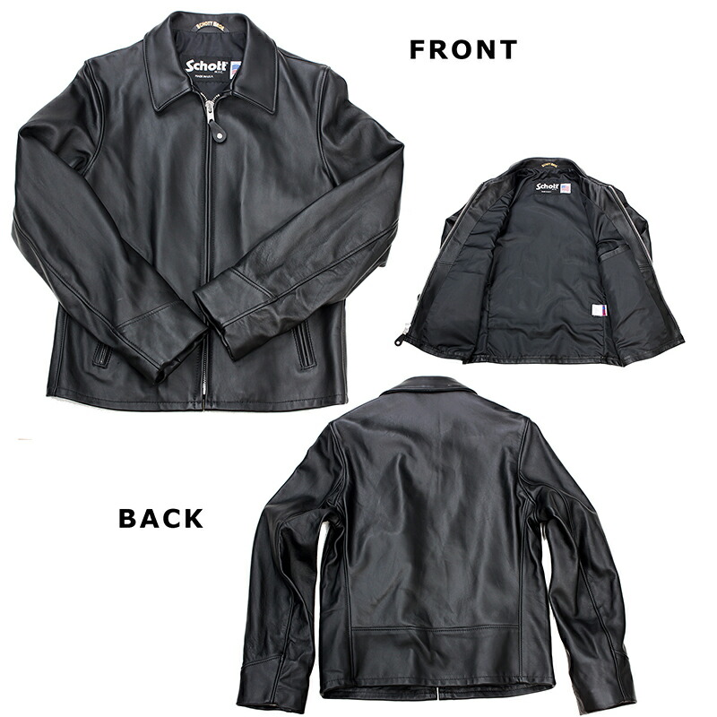 楽天市場】schott ショット 223US ラム革 トラッカージャケット レザー