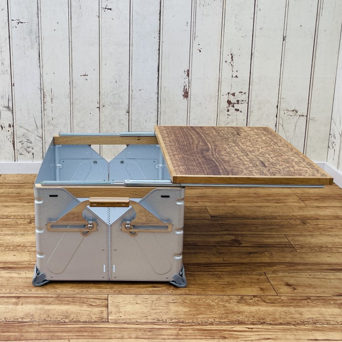 楽天市場】シェルフコンテナ 25タイプ専用 スライドレール式天板 木目