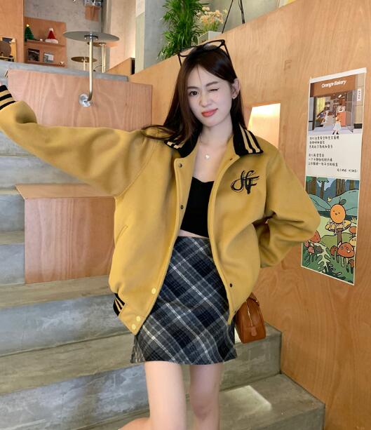 楽天市場】スタジャン ベースボールジャケット 韓国系ファッション