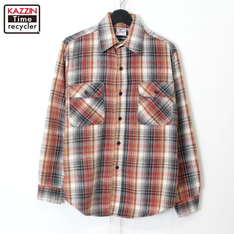 楽天市場】80s USA製 ヴィンテージ チェック柄 ヘビーネル 長袖シャツ