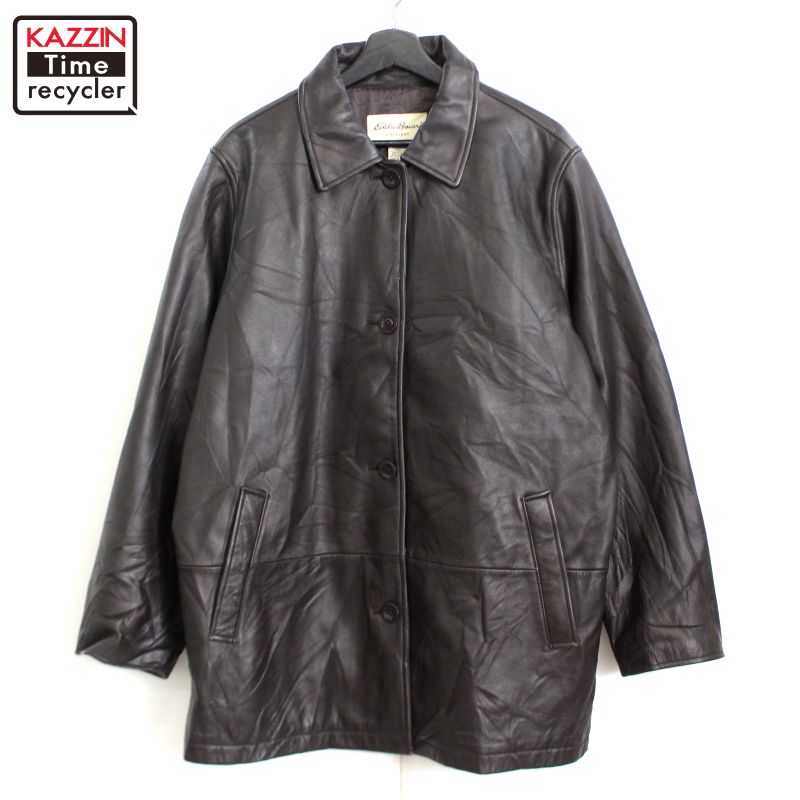 楽天市場】00s エディー・バウアー Eddie Bauer レザージャケット 古着