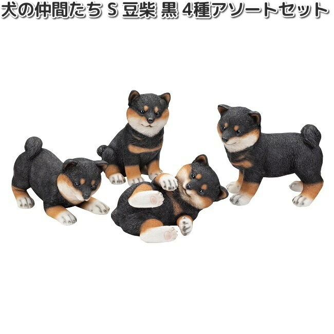 楽天市場】HH30592 犬の仲間たち S 豆柴 黒 4種アソートセット