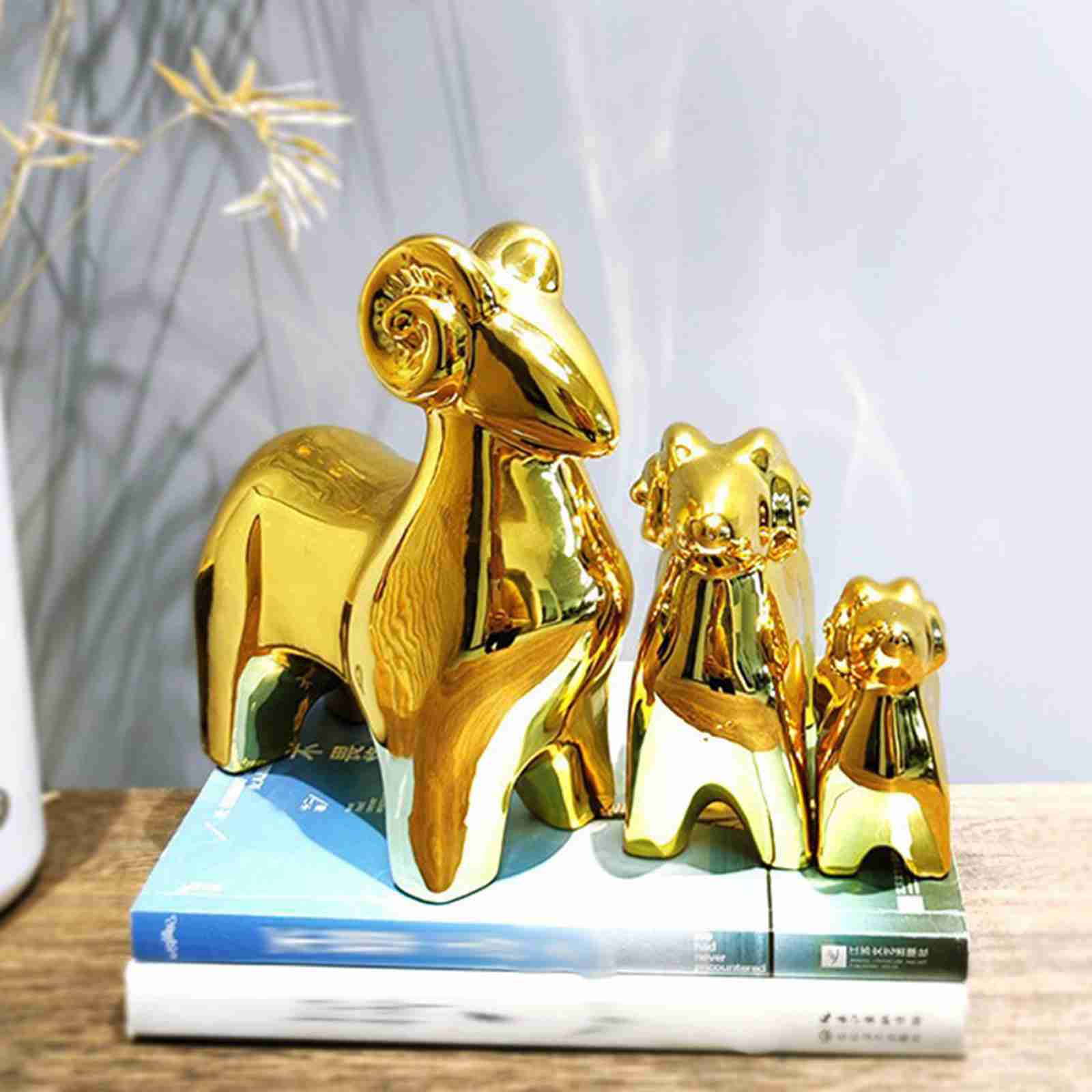 楽天市場】羊のオブジェ 陶器 風水置物 ミニ 金運 コンパクト 羊の像