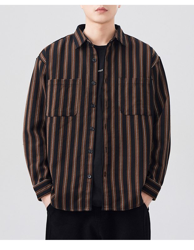 楽天市場】ストライプシャツ メンズ アメカジ 長袖 M-4XL シャツ