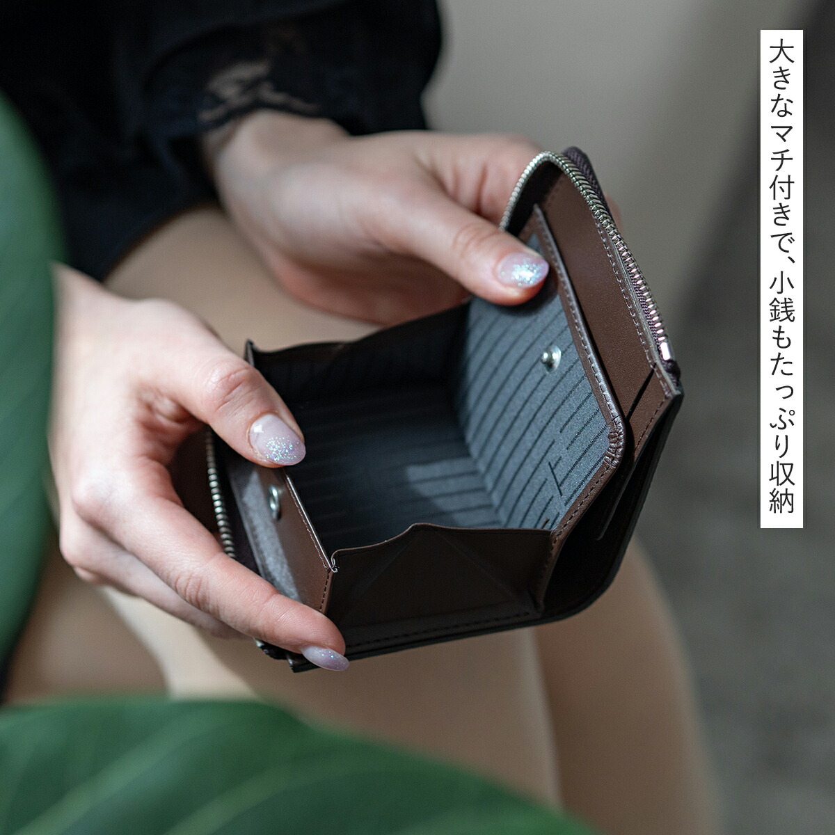 楽天市場】【別注商品】ITTI イッチ 姫路黒桟革 財布 コンパクト