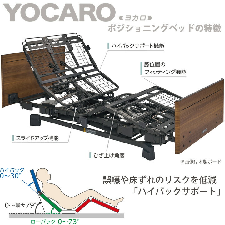 楽天市場】介護ベッド ヨカロ 3モーターベッド ポジショニングベッド