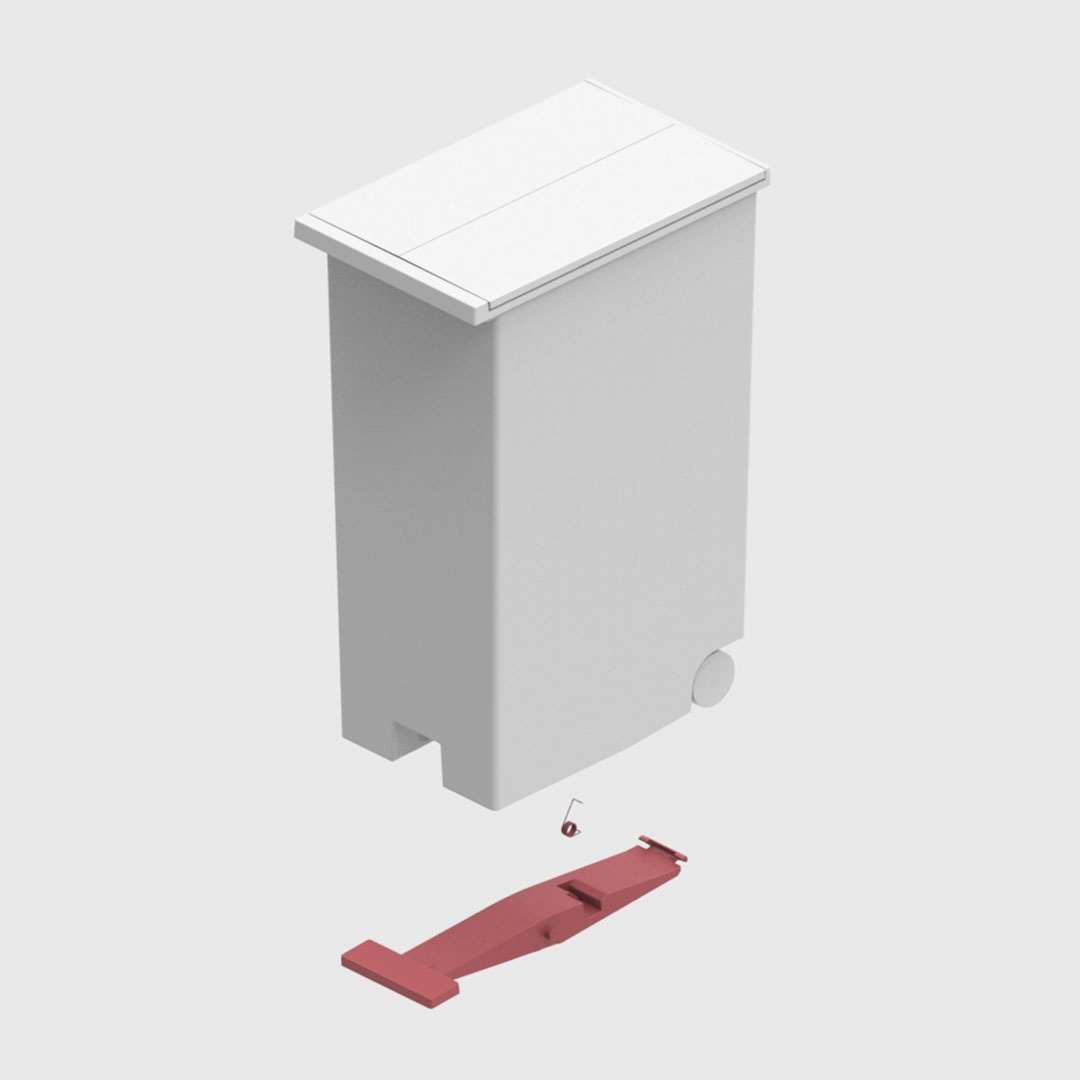 楽天市場】【KEYUCA公式店】ケユカ KEYUCA両開きダストボックスL（27L