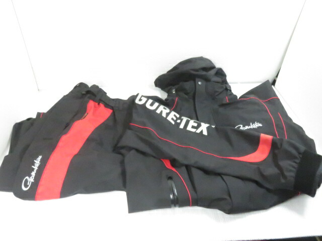 楽天市場】【中古品】がまかつ がま磯 ゴアテックス レインスーツ GM