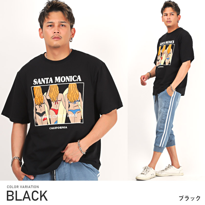 楽天市場】Tシャツ メンズ 半袖 サーフガール イラスト プリント