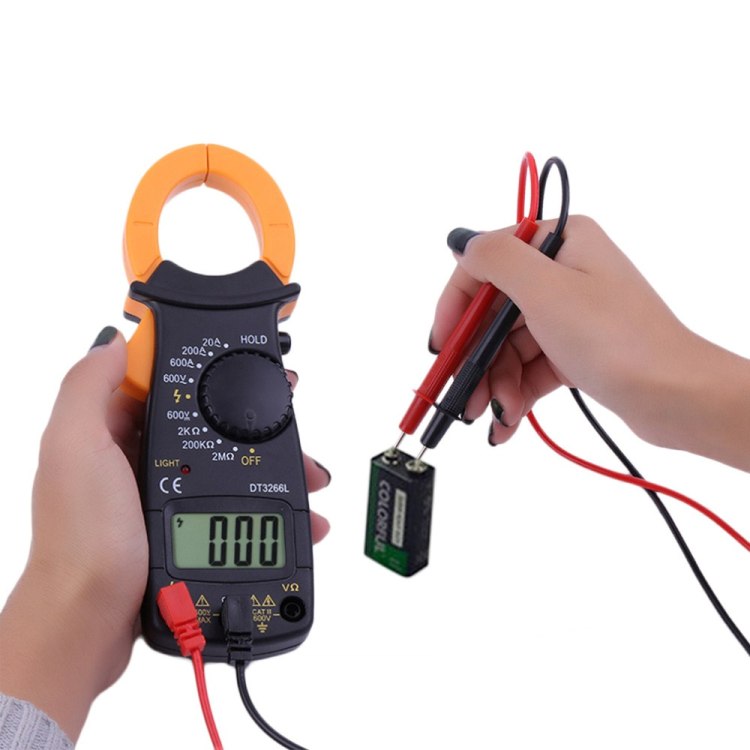 楽天市場】デジタルクランプメーター 電流測定器 AC/DC両用 マルチ