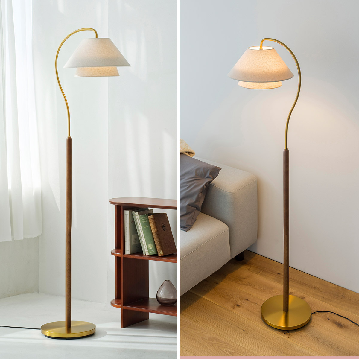 楽天市場】フロアライト 北欧 おしゃれ 白熱球付き LED対応 1灯 フロア