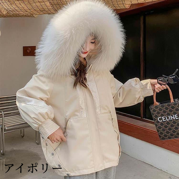 楽天市場】モッズコート ラビットファーインナー付き ラクーンファー襟