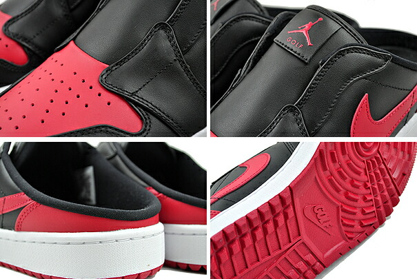 楽天市場】NIKE AIR JORDAN MULE GOLF black/versity red-white fj1214